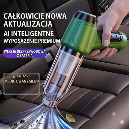 ⚡ Bezprzewodowy ręczny odkurzacz o dużej mocy ssania – idealny pomocnik do domu i samochodu