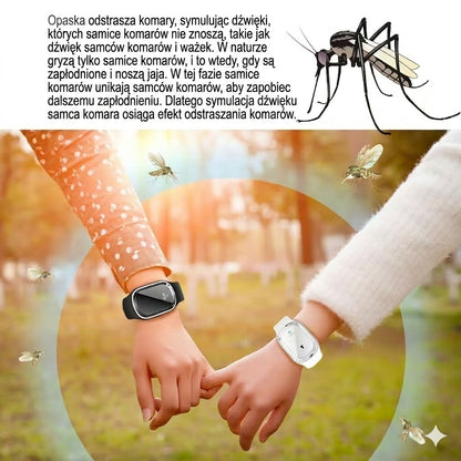 🦟 Bransoletka ultradźwiękowa przeciw komarom – ochrona bez chemii na każdy dzień