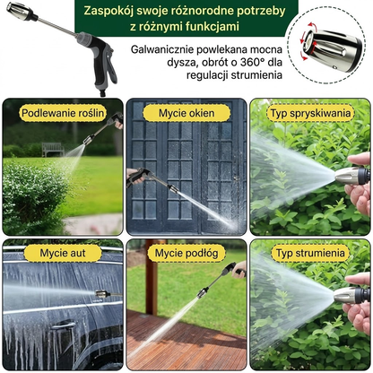Wydajna myjka ciśnieniowa – idealny pomocnik do czyszczenia domu, samochodu i ogrodu, szybko usuwa wieloletni brud.