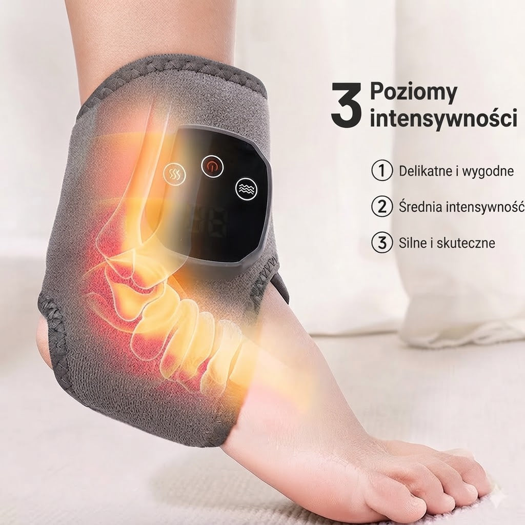 Podgrzewana orteza do masażu kostki – ulga, komfort i wsparcie każdego dnia