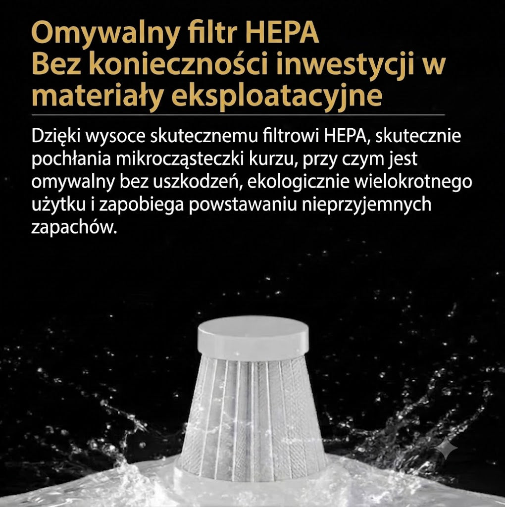 ⚡ Bezprzewodowy ręczny odkurzacz o dużej mocy ssania – idealny pomocnik do domu i samochodu