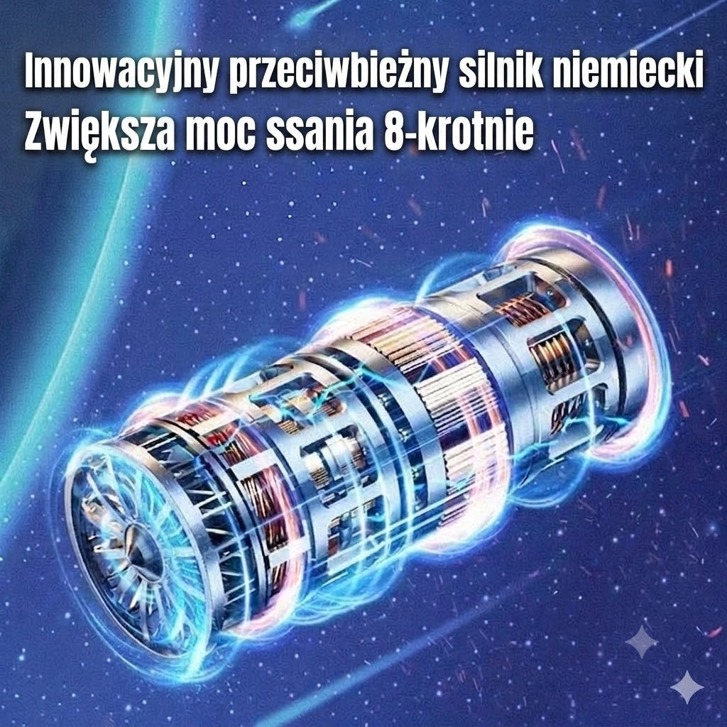 ⚡ Bezprzewodowy ręczny odkurzacz o dużej mocy ssania – idealny pomocnik do domu i samochodu