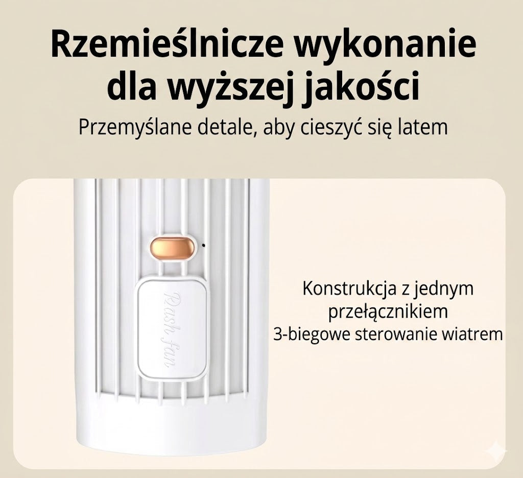 ❄️ Przenośny wentylator chłodzący, przenośny wentylator klimatyzacyjny z funkcją chłodzenia, dużą prędkością nawiewu i pojemną baterią do biura, na kemping i do użytku na zewnątrz.