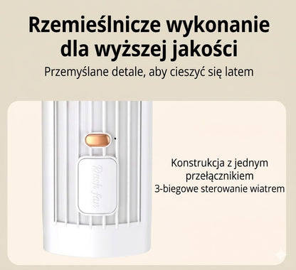 ❄️ Przenośny wentylator chłodzący, przenośny wentylator klimatyzacyjny z funkcją chłodzenia, dużą prędkością nawiewu i pojemną baterią do biura, na kemping i do użytku na zewnątrz.
