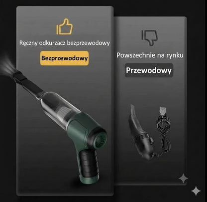⚡ Bezprzewodowy ręczny odkurzacz o dużej mocy ssania – idealny pomocnik do domu i samochodu