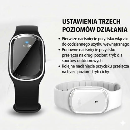 🦟 Bransoletka ultradźwiękowa przeciw komarom – ochrona bez chemii na każdy dzień