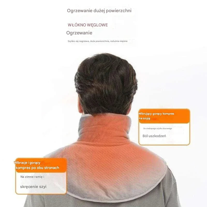 Podgrzewana poduszka masująca na ramiona i szyję – profesjonalne odprężenie w każdym miejscu i o każdej porze, koniec z nieustającym bólem ramion i szyi.