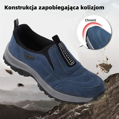 Wodoodporne i wygodne buty ortopedyczne dla mężczyzn, idealne do chodzenia i turystyki