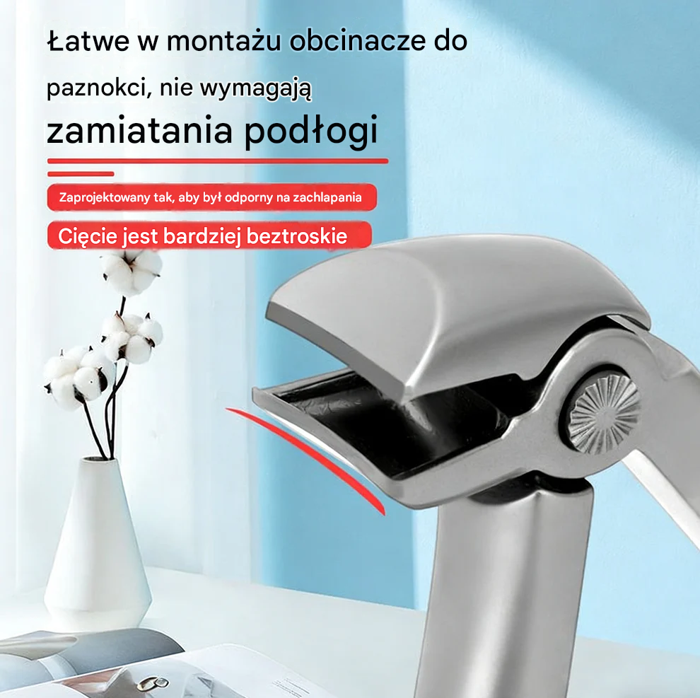 Medycznie zaprojektowane cążki do paznokci, polecane przez podologów – wystarczy lekki nacisk, aby z łatwością przyciąć nawet grube i twarde paznokcie.