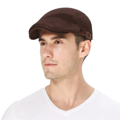 Przewiewna letnia kaszkietówka dla seniorów – lekka, oddychająca i chroniąca przed słońcem ☀️ Druga sztuka za pół ceny! Odpowiednia dla kobiet i mężczyzn