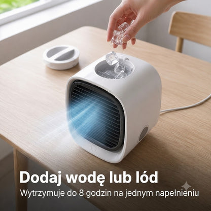 Mini przenośny klimatyzator | Bez wiercenia | Niskie zużycie energii | Cicha praca