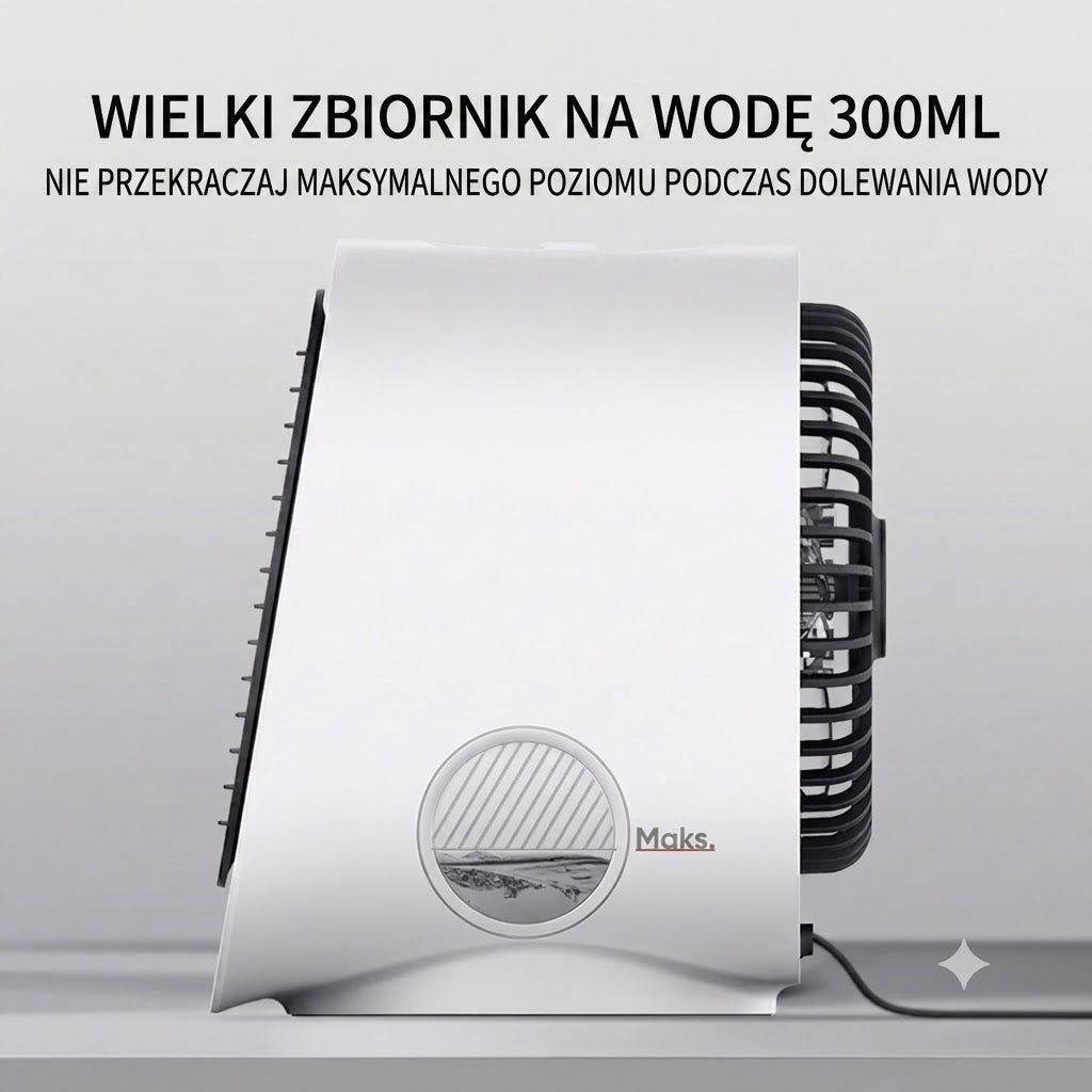 Mini przenośny klimatyzator | Bez wiercenia | Niskie zużycie energii | Cicha praca