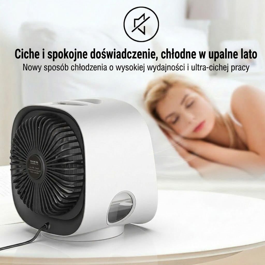Mini przenośny klimatyzator | Bez wiercenia | Niskie zużycie energii | Cicha praca