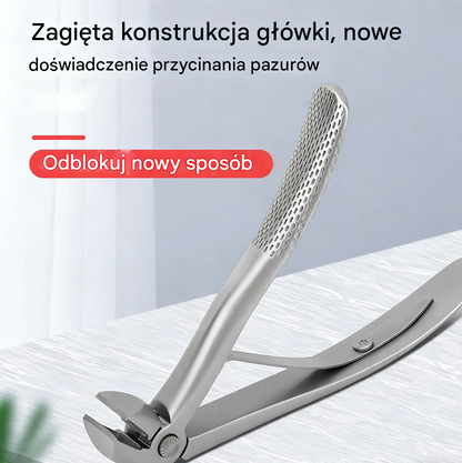 Medycznie zaprojektowane cążki do paznokci, polecane przez podologów – wystarczy lekki nacisk, aby z łatwością przyciąć nawet grube i twarde paznokcie.