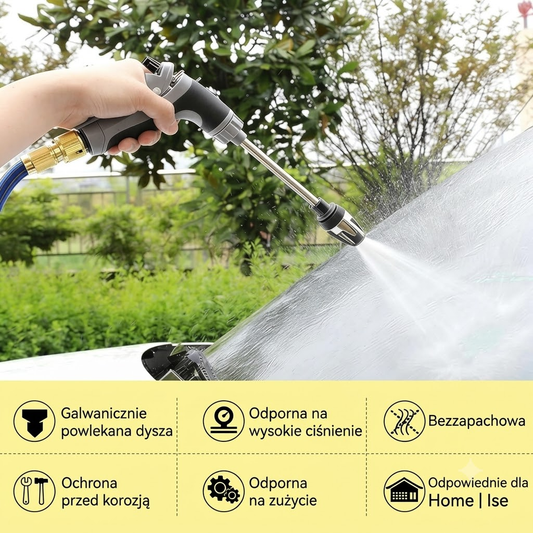 Wydajna myjka ciśnieniowa – idealny pomocnik do czyszczenia domu, samochodu i ogrodu, szybko usuwa wieloletni brud.